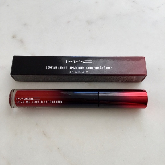 MAC COSMETICS LOVE ME LIQUID LIPCOLOUR 493- E FOR EFFORTLESS NWT - Picture 9 of 10
